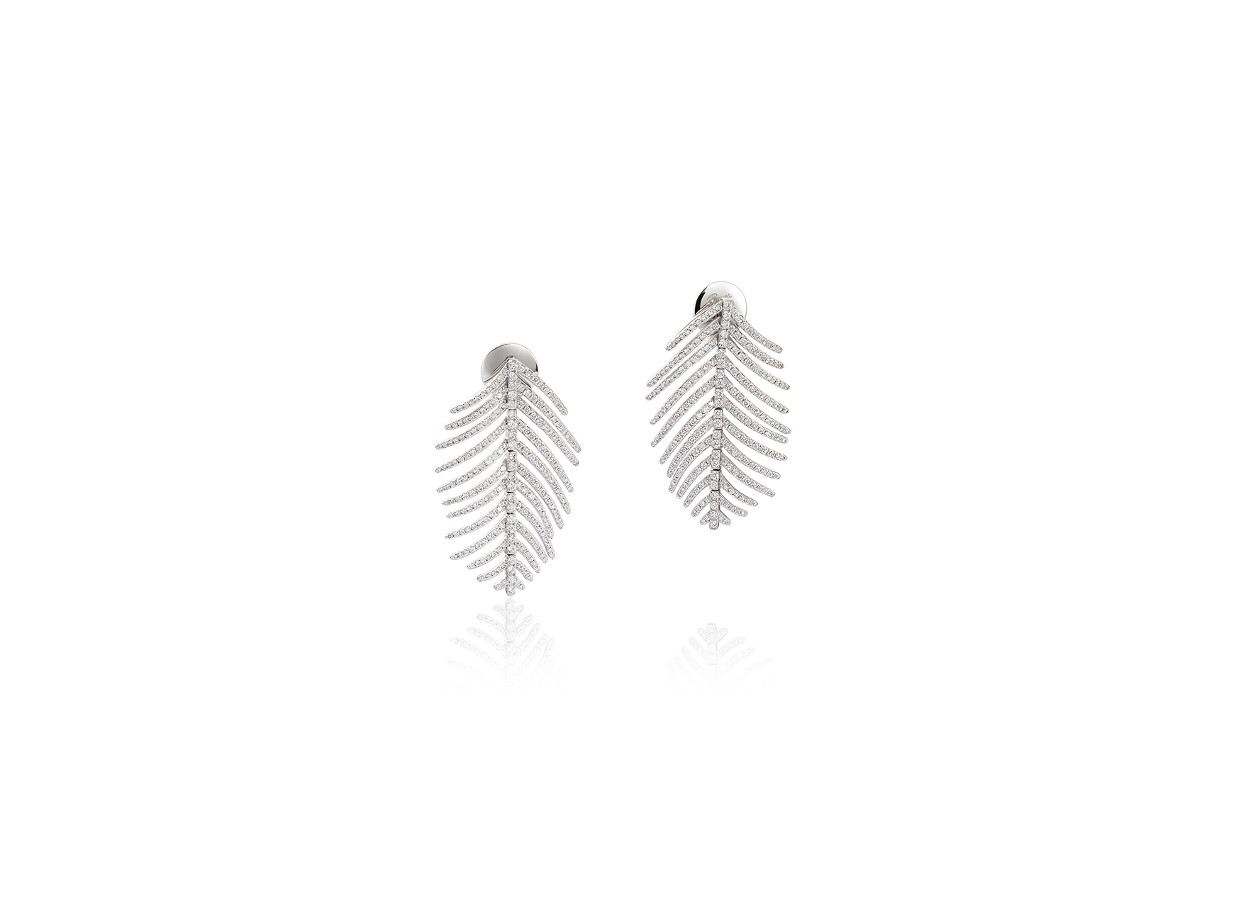 Aretes hoja de palma