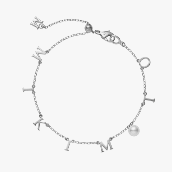 Pulsera mikimoto oro blanco 18K y perla akoya