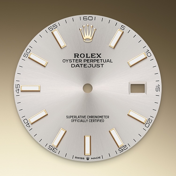 silver dial yellow rolesor m126303 0001