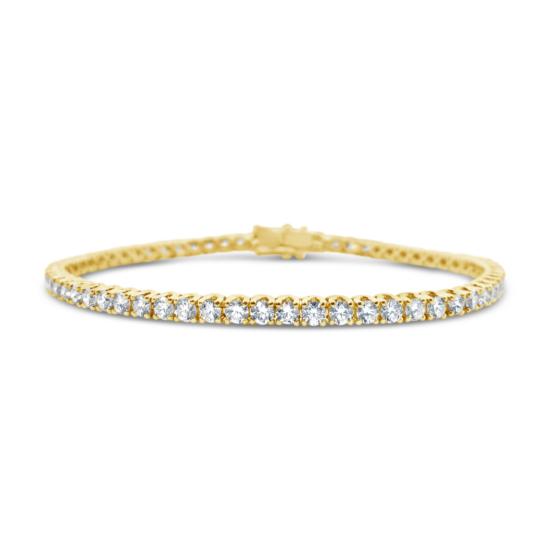 Pulsera tennis Bauer oro amarillo 18K y diamantes