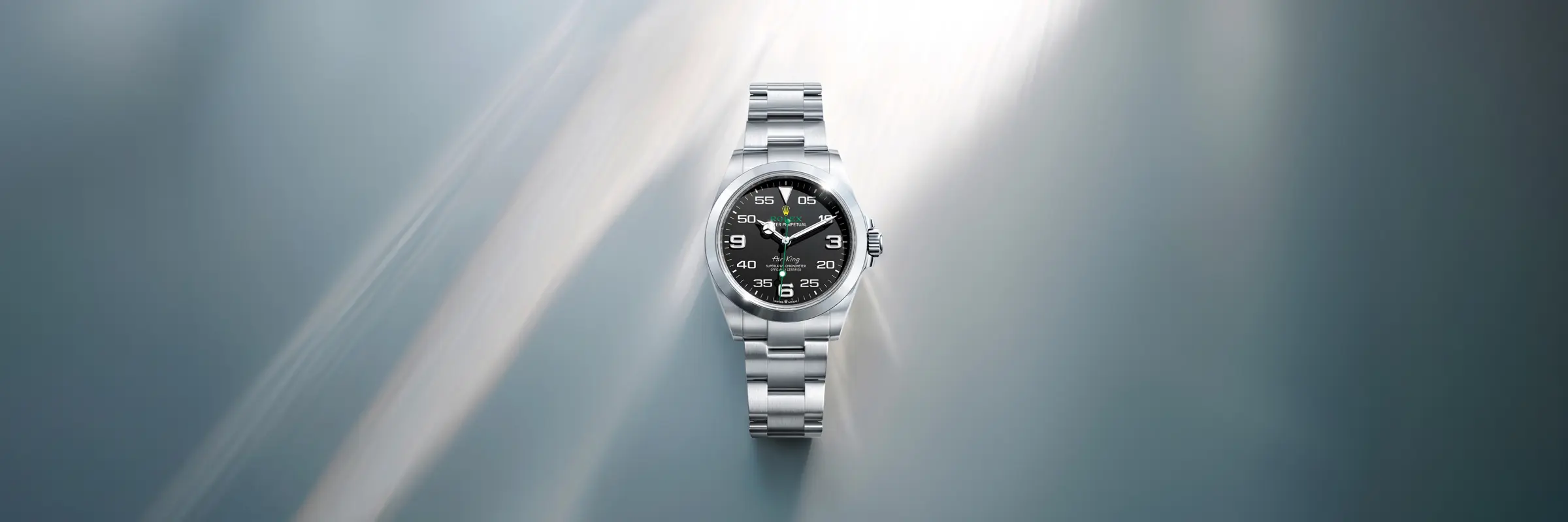 rolex collection banner air king cover m126900 0001 landscape