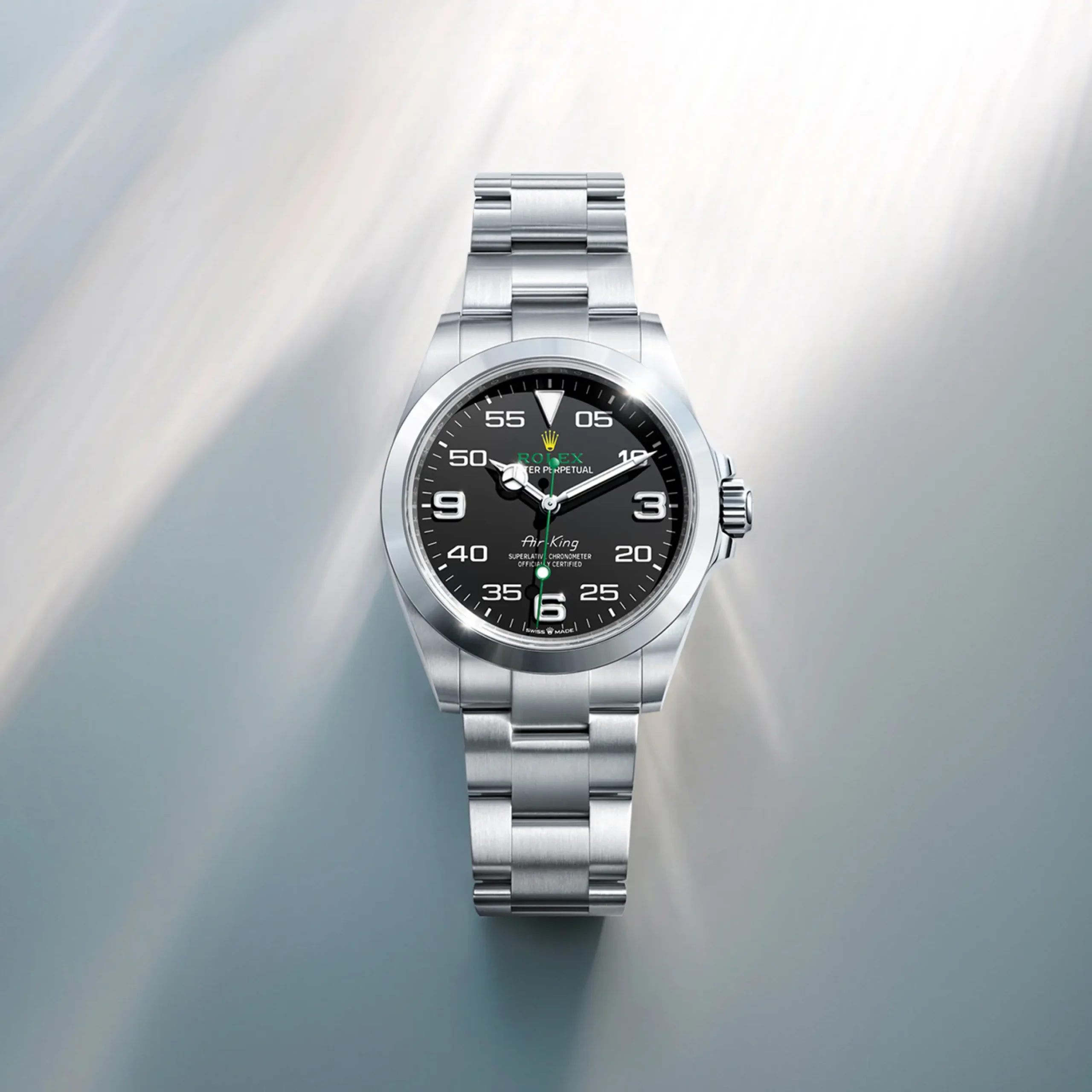 rolex collection banner air king cover m126900 0001 portrait