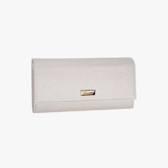 Billetera Chopard Miss Happy en cuero - Marfil