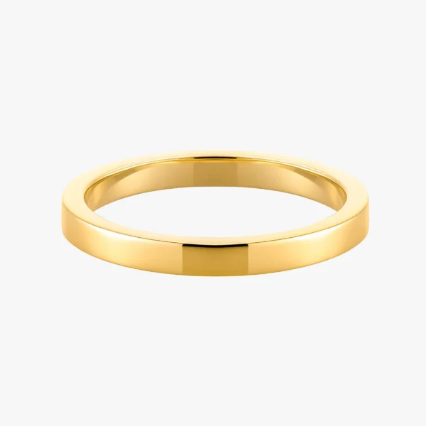 Argolla plana Oro Amarillo 1