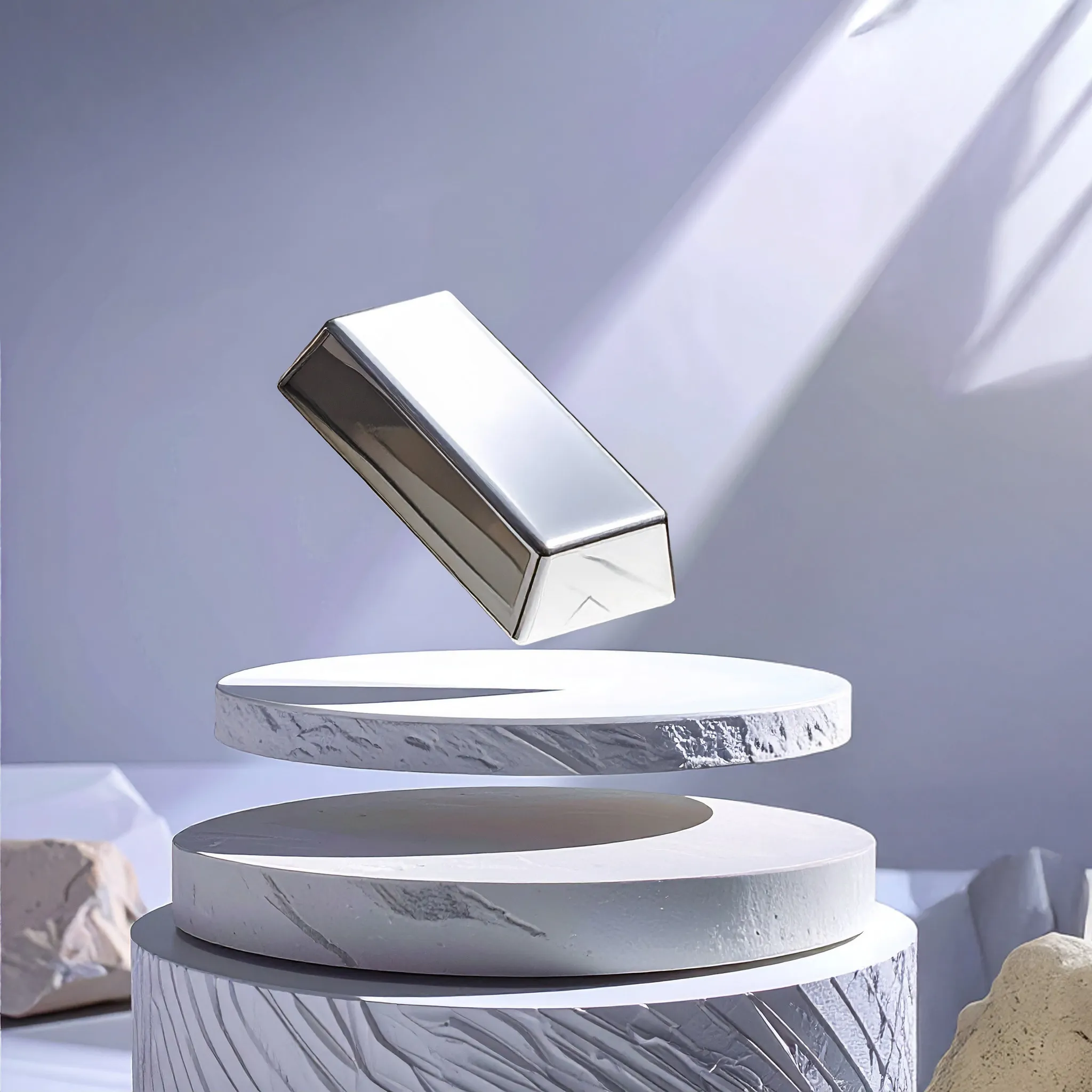 Lingote de oro Blanco
