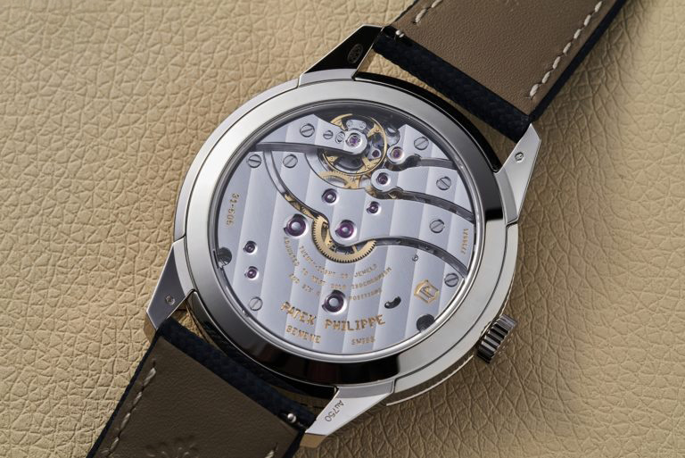 EN DETALLE: PATEK PHILIPPE CALATRAVA 8 3 Patek Philippe 5328G case back cal 31‑505 8J PS IRM CI J 768x513