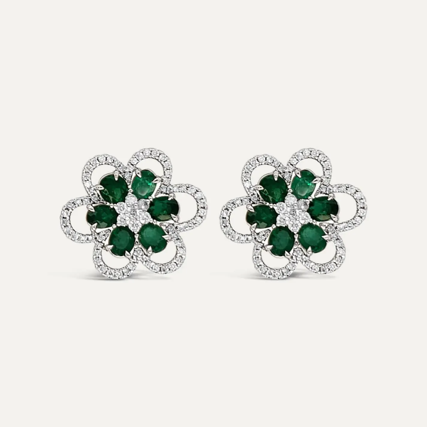 aretes esmeraldas alta joyeria bauer colombianas