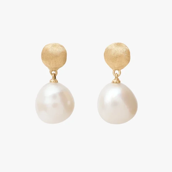 Aretes Africa con perlas 11- 12 mm