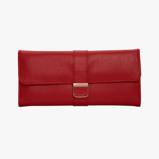 Rollo para joyas Wolf Palermo cuero rojo