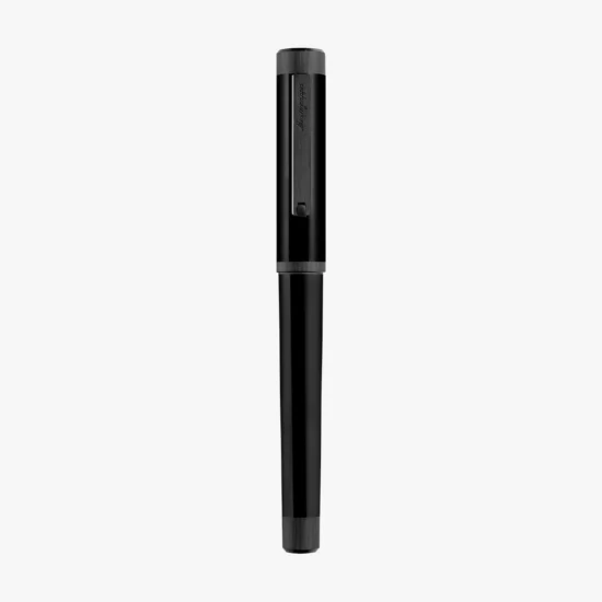 Rollerball Montegrappa Zero acero y resina negra