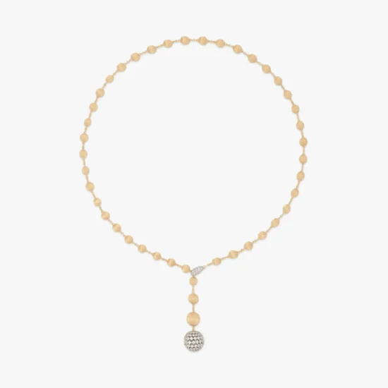 Collar de lazo Marco Bicego África oro amarillo 18K y diamantes