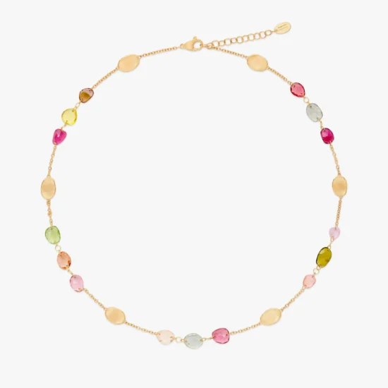 Collar Marco Bicego Lunaria oro amarillo 18K y turmalinas