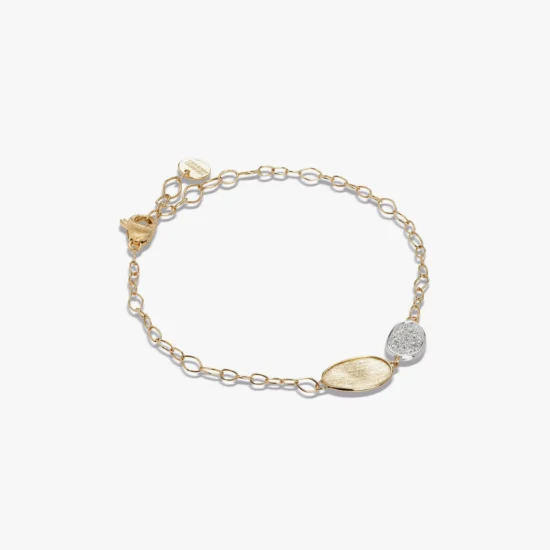 Pulsera Marco Bicego Lunaria oro amarillo 18K y diamantes