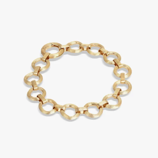 Pulsera eslabones planos Marco Bicego Jaipur oro amarillo 18K