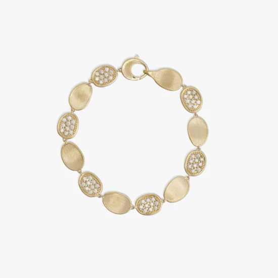 Pulsera hojas Marco Bicego Lunaria oro amarillo 18K y diamantes