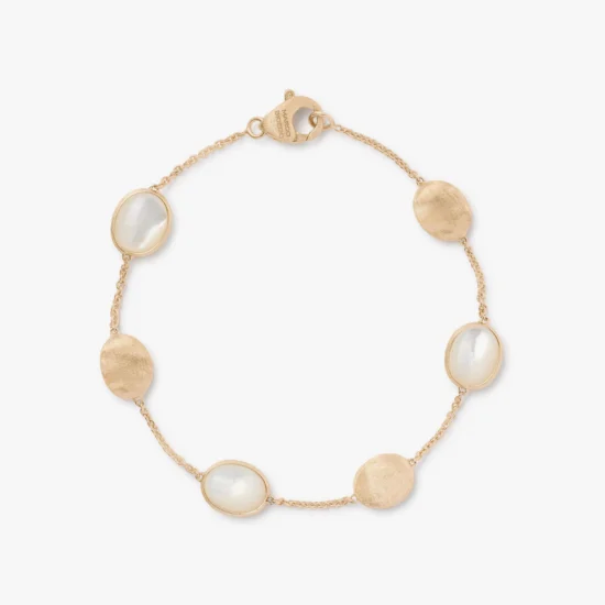 Pulsera Marco Bicego Siviglia oro amarillo 18K y perlas