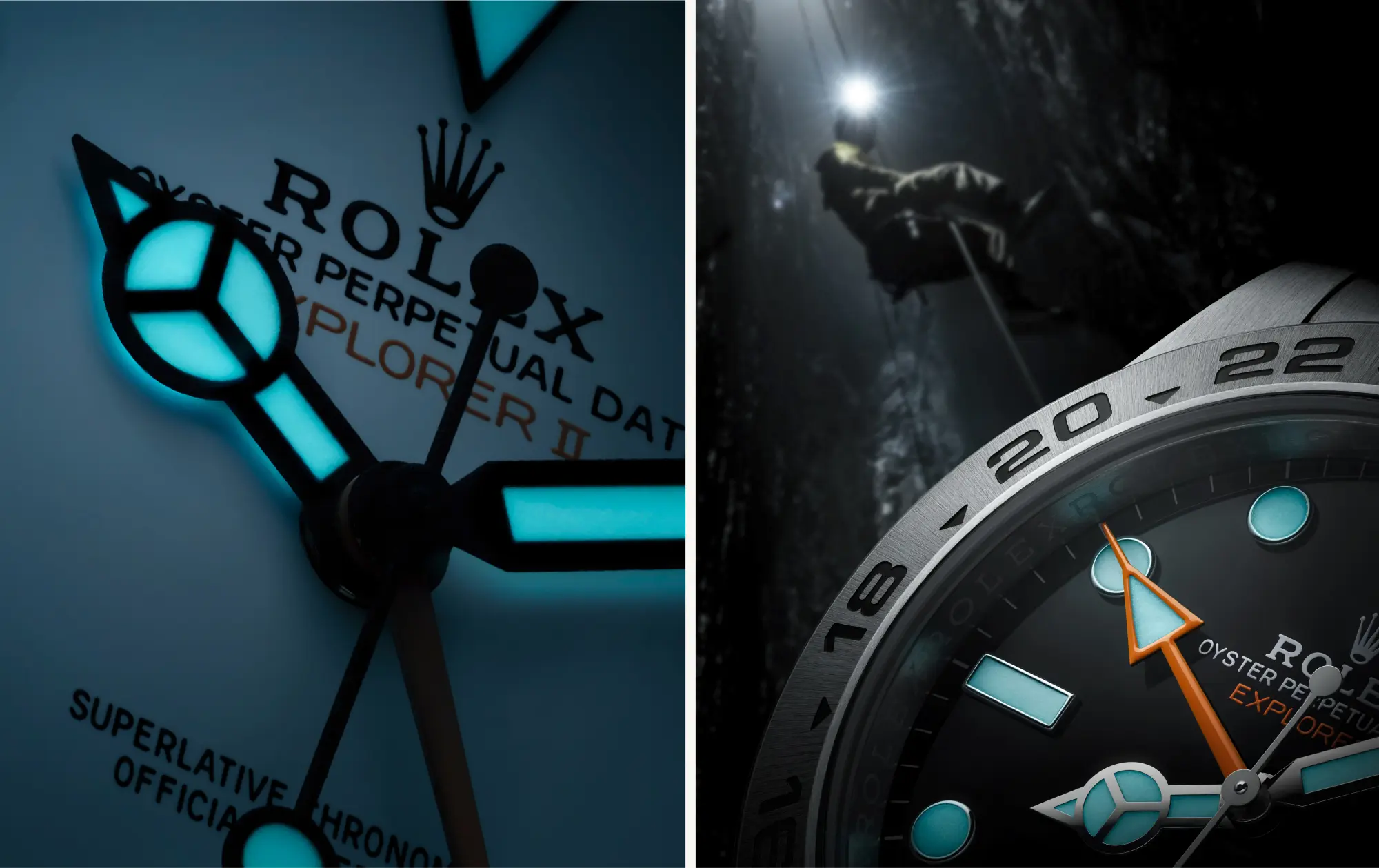 rolex explorer ii oyster bracelet m226570 0001 and m226570 0002 landscape