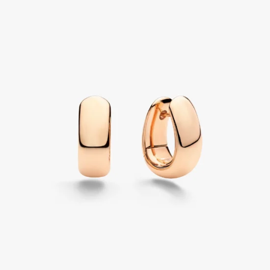 Aretes Pomellato Iconica Bold de Oro Rosa de 18K
