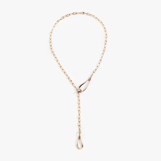 Collar Pomellato Fantina Lazos de Oro Rosa de 18K