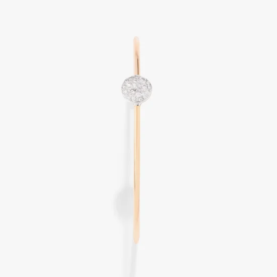 Pulsera Pomellato Sabbia de Oro Rosa de 18K con Diamantes