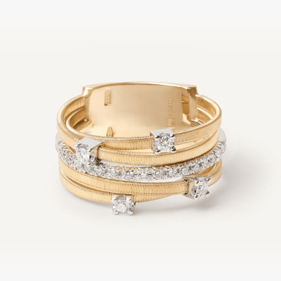 Anillo Marco Bicego Goa, oro amarillo 18k 4